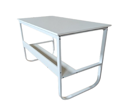 white desk