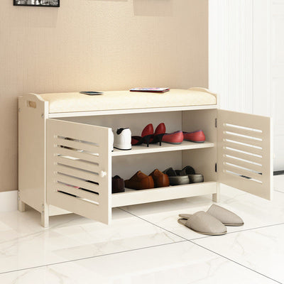 YQ21008 Shoe rack with bench