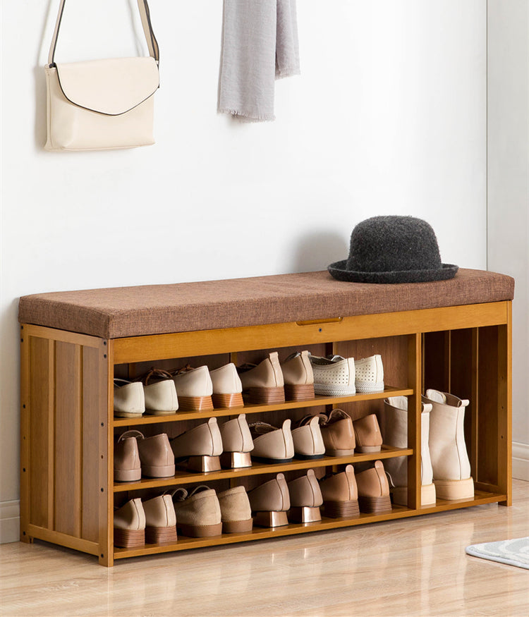 Modern shoe rack with bench