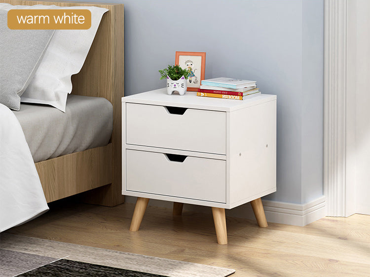 Bedside table white