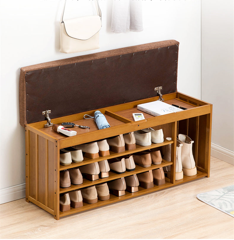  shoe rack with bench